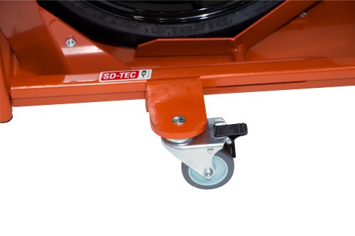 SD-TEC Motorcycle shunting rail with rocker, orange