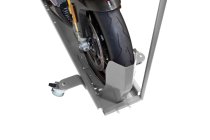 SD-TEC Rail de manœuvre pour moto avec bascule, gris