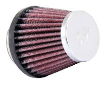 K&N Air filter round-tapered 70mm for Dellorto PHBH carburettor