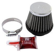 K&N Air filter round, tapered 60mm for Dellorto PHBH carburettor