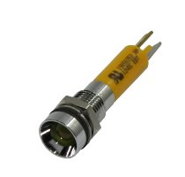 Control lamp, LED yellow,12V internal reflector