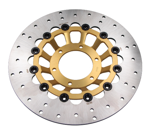 Spiegler Brake disc, front - 300mm T3, California 2, Mille GT,SP spoke, gold, VA