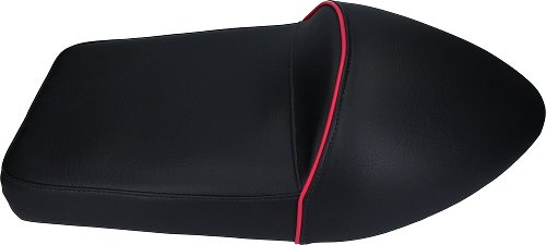 Moto Guzzi Seat GFK classic with pillow for aluminium tank long - for models mit with tonti frame