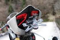 Evotech License plate hoder, black - Ducati 899 / 1199 / 1299 Panigale / R / S / Tricolore