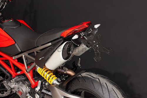 Evotech License plate holder, black - Ducati 950 Hypermotard / SP