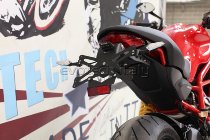 Evotech License plate holder, black - Ducati 939 Supersport, 797 / 821 / 1200 Monster