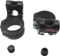 Ducati Clip-on clamps OH, black LSL 50mm (pair)