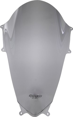 MRA Fairing screen, racing, grey, with homologation - Ducati 955 V2, 1100 V4 Panigale, S, Speciale