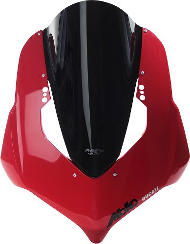 MRA Verkleidungsscheibe, Racing, schwarz, mit ABE - Ducati 955 V2, 1100 V4 Panigale, S, Speciale