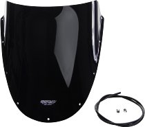 MRA Fairing screen with spoiler, black, with homologation - Ducati 748, 916, 996, 998 R, S, SP