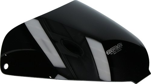 MRA Fairing screen, original shape, black, with homologation - Ducati Monster S2R, S4, R, S