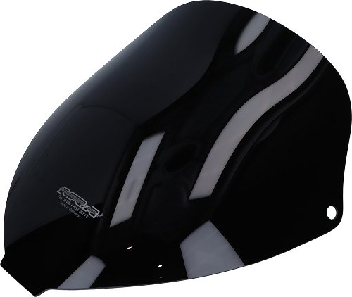 MRA Fairing screen, touring, black, with homologation - Ducati Monster S2R, S4, R, S