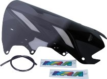 MRA fairing shield, racing, smoke grey, with homologation - BMW S1000 RR /HP4