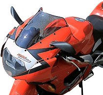 MRA Fairing screen with spoiler, grey, with homologation - Aprilia 1000 RSV, Mille, R 2001-2003