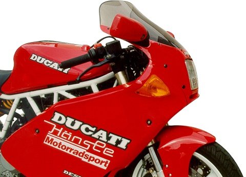 MRA Verkleidungsscheibe, Touring, grau, mit ABE - Ducati 600, 750 1991-1997, 900 SS 1991-1994