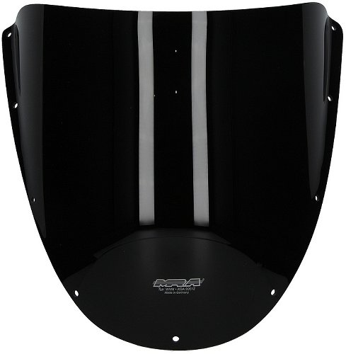 MRA Fairing screen, original shape, black, with homologation - Ducati 748, 916, 996, 998 R, S, SP