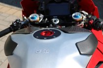 CNC Racing Fuel tank slider, Carbon/Kevlar matt - Ducati Panigale V4 R/S