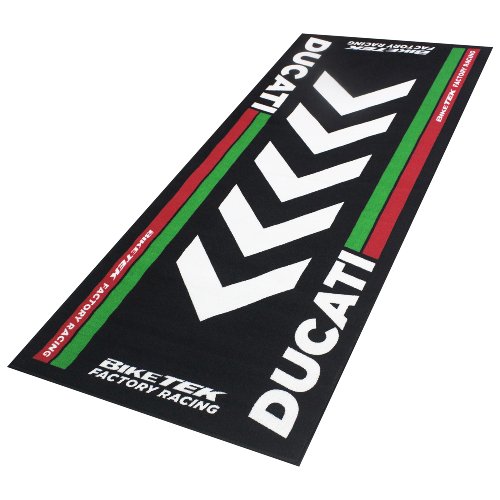 Ducati Motorcycle carpet, classic Italian colours, 190 x 80 cm