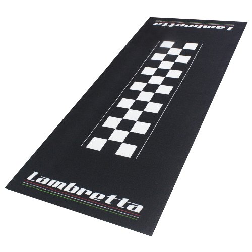 Lambretta Motorcycle carpet, black, 190 x 80 cm