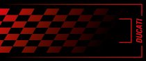 Ducati Motorradteppich, schwarz/rot, 190 x 80 cm