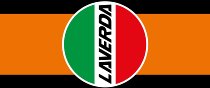 Laverda tapis moto, drapeau style italien, orange/noir, 190 x 80 cm