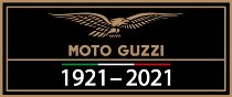 Moto Guzzi Tapis moto, 100 ans avec l`aigle, noir, 190 x 80 cm