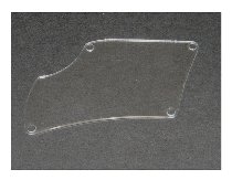 Ducabike Spare part, plexyglass for sprocket cover CP01 - Ducati
