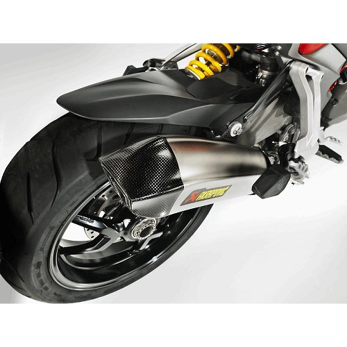 Akrapovic Silencer slip-on line titanium with homologation - Ducati 1200 Multistrada S, D-Air... NML