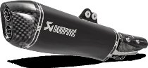 Akrapovic Silencer Slip-On Line, inox black, with homologation - Kymco 550 AK