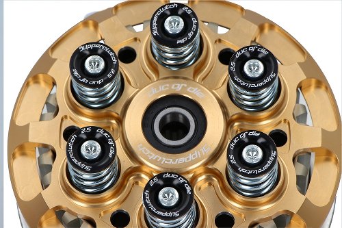 duc or die Antihopping clutch 6-springs adjustable, inclusive basket, pressure plate gold - Ducati
