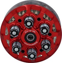 duc or die anti-hopping clutch 6-springs adjustable, pressure plate red