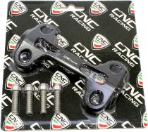 CNC Racing Ducati Riser-Adapter, Hypermotard SP 821, schwarz