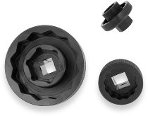 CNC Racing Socket drive tool for wheel nuts, Hexagon 28mm, Polygonal 55/27mm, 1/2´ - MV Agusta