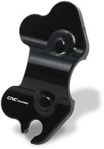 CNC Racing Rearward clamp for handlebar right switches, black - Ducati