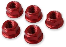CNC Racing Nuts sets rear sprocket/-flange, M10x1,0, 5 pcs. - Ducati