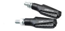 CNC Racing Frecce LED, FAST, ØM8, ABS, approvato, nero