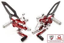 CNC Racing Adjustable Rear sets - Ducati Panigale 899 / 955 V2 / 1199 / 1299