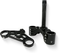 CNC Racing Triple clamps, Ø 53-56mm adjustable offset, black - Ducati 1098/1198