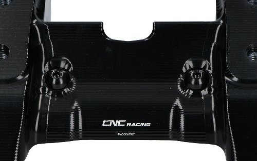 CNC Racing Bottom Handlebar clamp, Riser, black - Ducati XDiavel