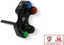 CNC Racing Right handlebar switch - OEM &amp; RCS Brembo master cylinder - Ducati