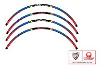 CNC Racing 17 inch wheel stripes kit, 4pcs, for 1 wheel