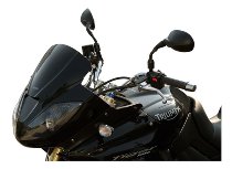 MRA fairing shield, Sport, black, with homologation - Triumph Tiger 1050 / SE / Sport
