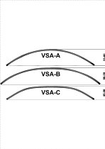 MRA Vario-Spoiler-Aufsatz VSA Typ C, farblos, mit ABE - universal verwendbar