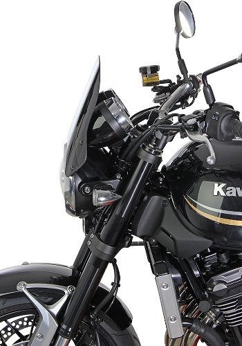 MRA fairing shield, Sport, black, with homologation - Kawasaki Z 900 RS