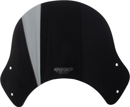 MRA fairing shield, Sport, black, with homologation - Kawasaki Z 900 RS