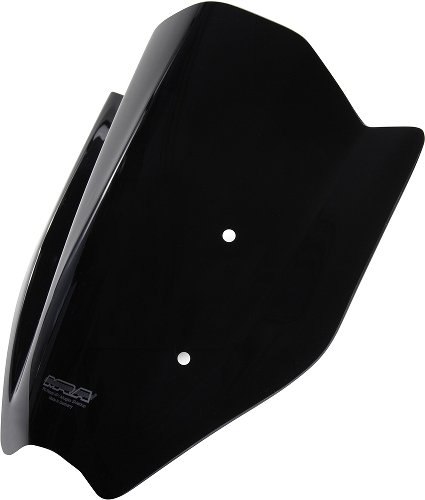 MRA fairing shield, Sport, black, with homologation - KTM Duke 125 / 390