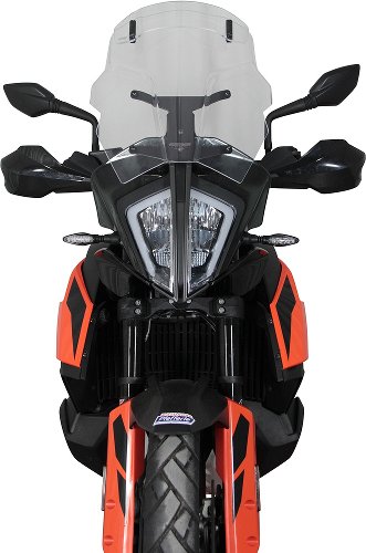 MRA fairing shield, Touring, clear, with homologation - KTM Adventure 790 R / 890 R