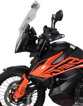 MRA fairing shield, Touring, clear, with homologation - KTM Adventure 790 R / 890 R