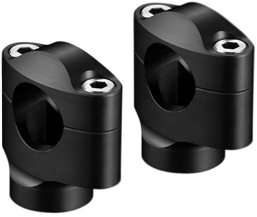 Rizoma Riser adaptor, 60mm for handlebar Conus, black - universally useable