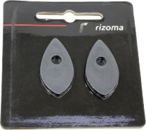 Rizoma turn signal adapter, black - rear pair